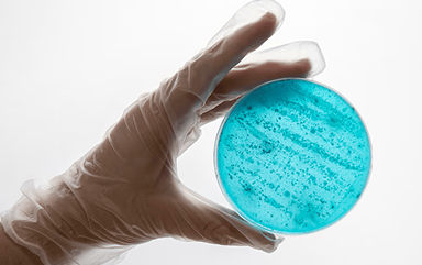 Lab technician extracting DNA